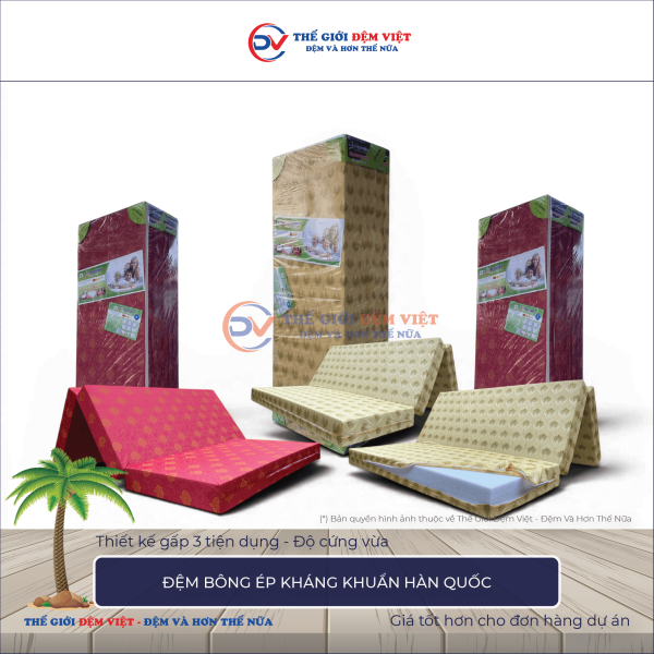 Đệm bông ép Hàn Quốc